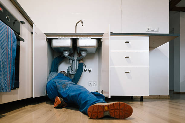 Professional Leak Detection technician working in Plain City, OH